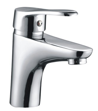 Single-hole basin faucet