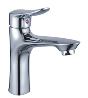 Single-hole basin faucet