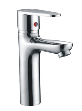 Single-hole basin faucet