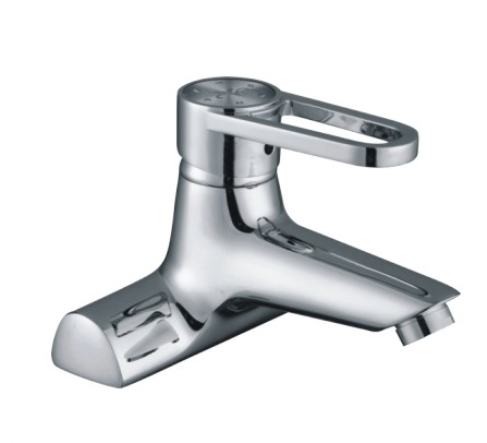 Single-hole basin faucet